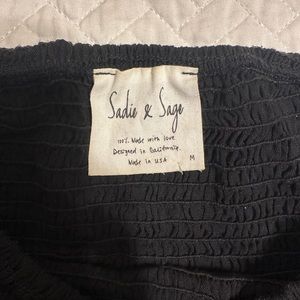 Black Boutique Skirt Sadie and Sage
